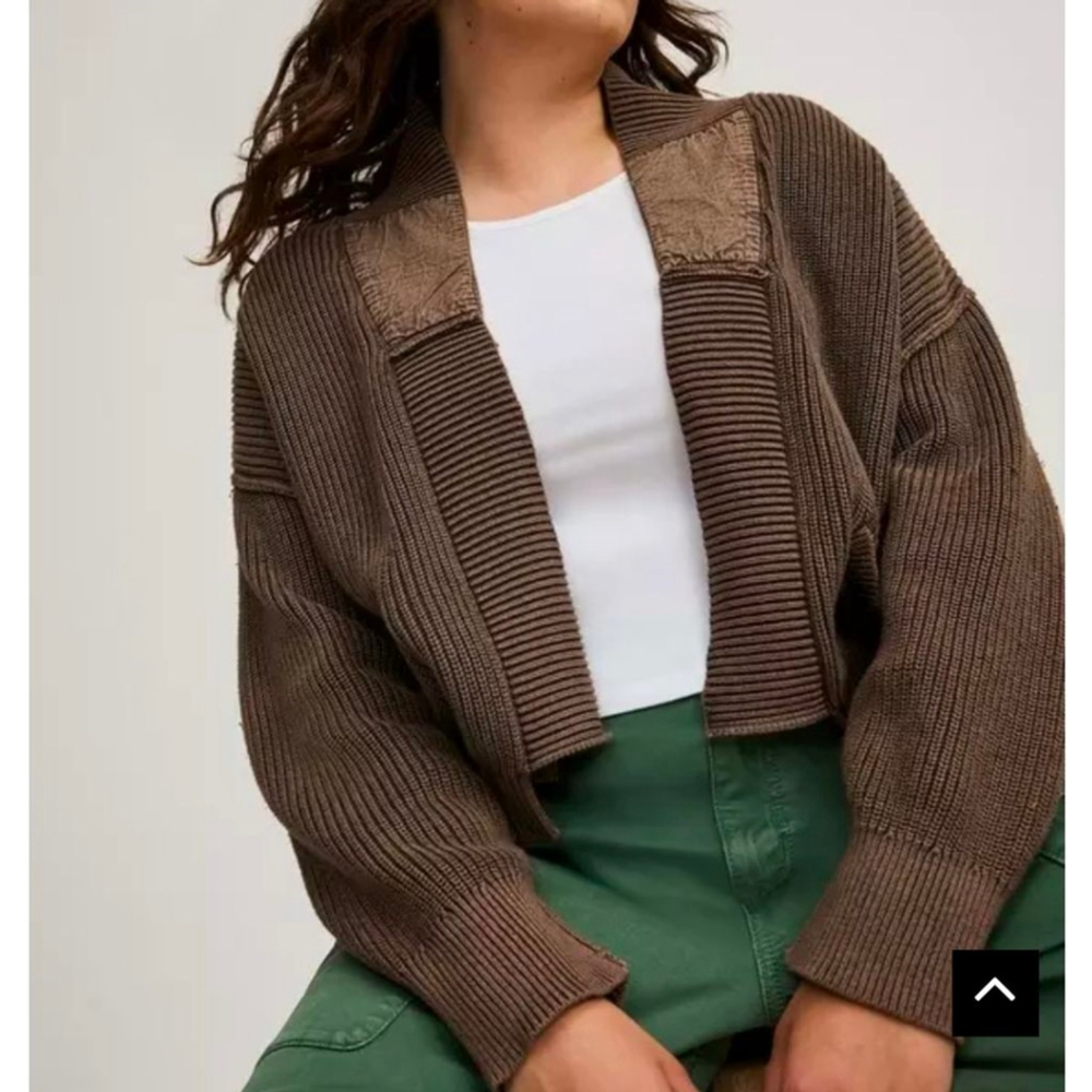 Festi Cropped Cardigan Size L